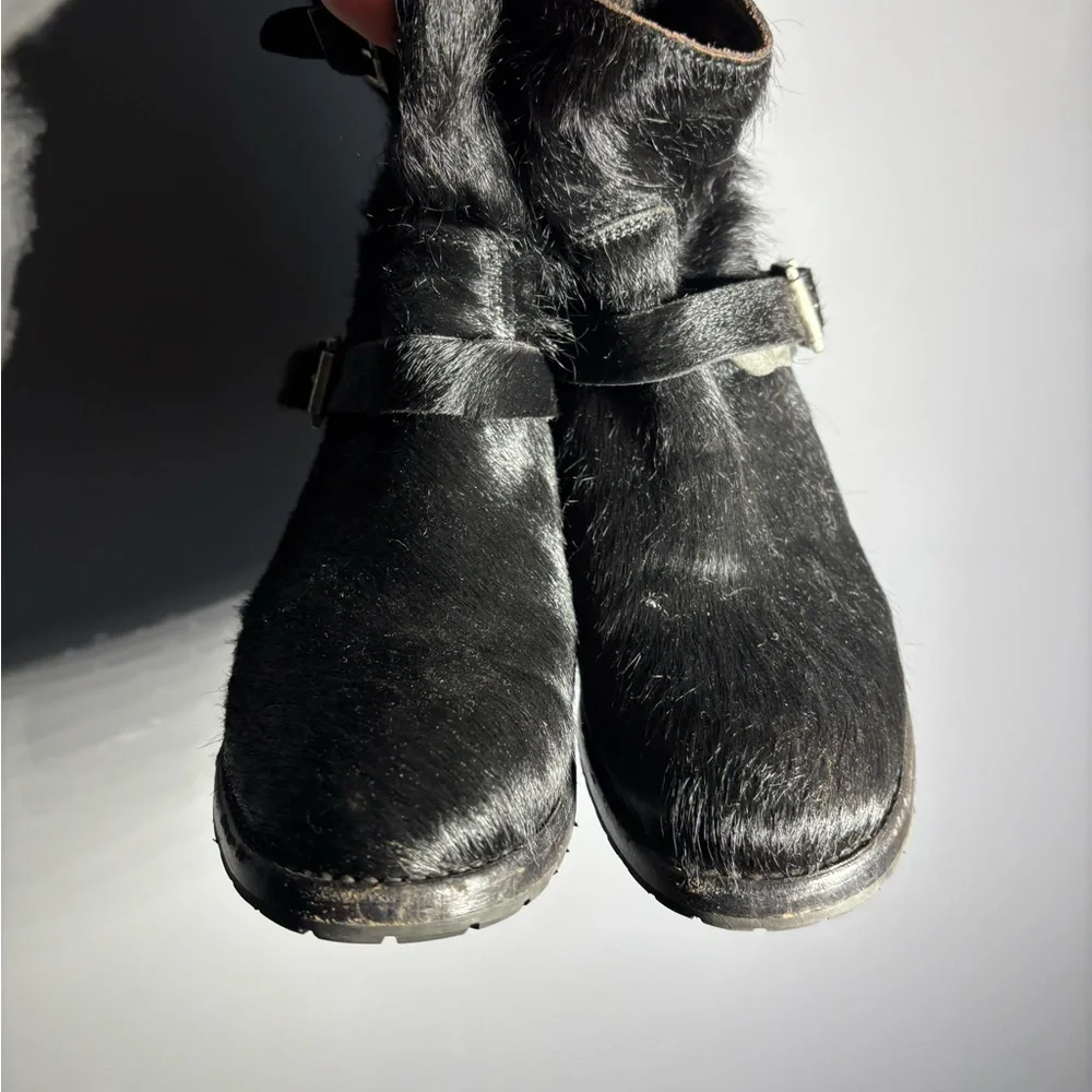 Penelope Chilvers Pony Hair Moto Boots Women’s Size EU 39 - Picture 3 of 8